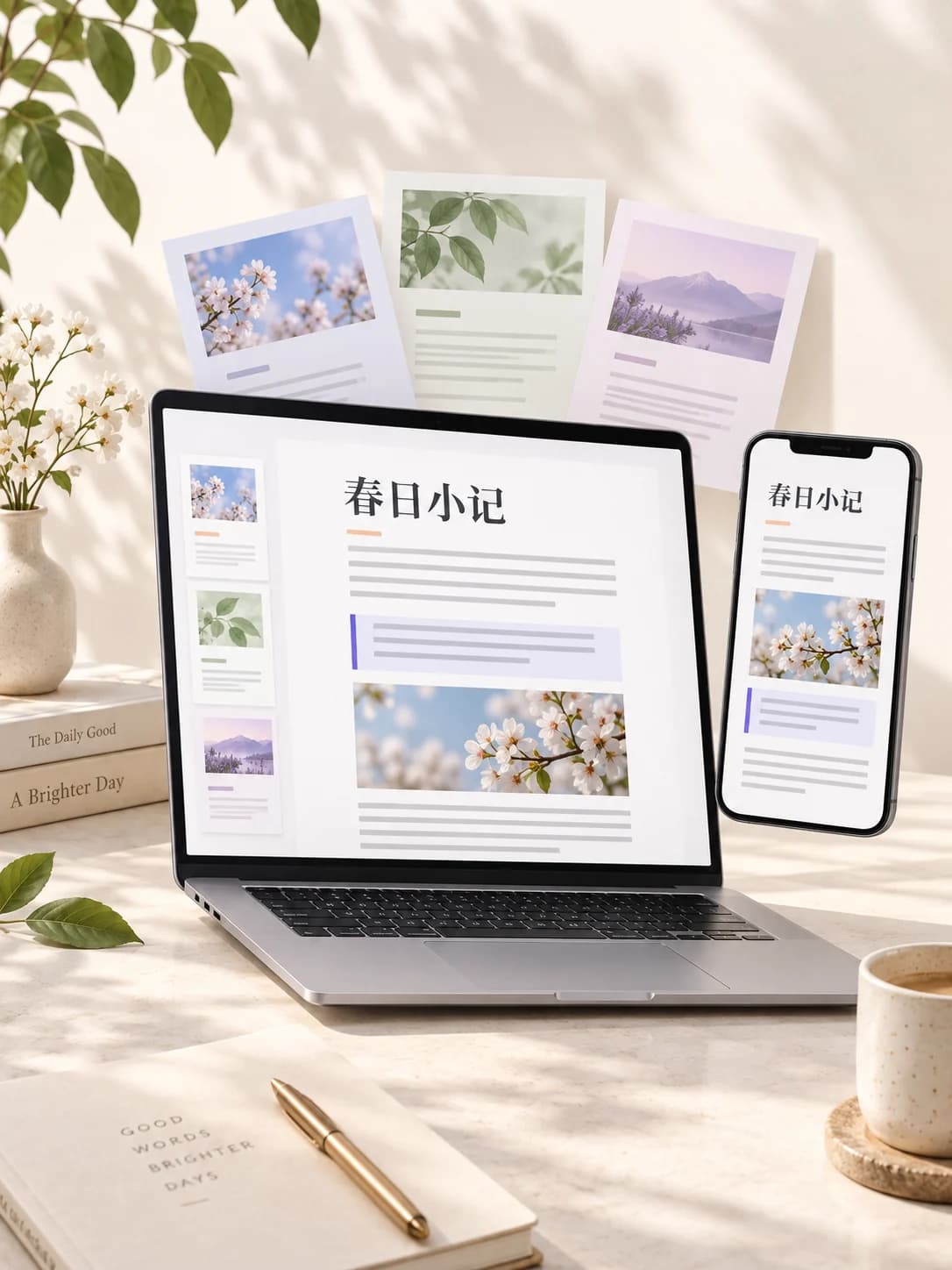 公众号排版 Skill 的编辑器界面：左侧模板缩略图，右侧自动排版后的文章预览